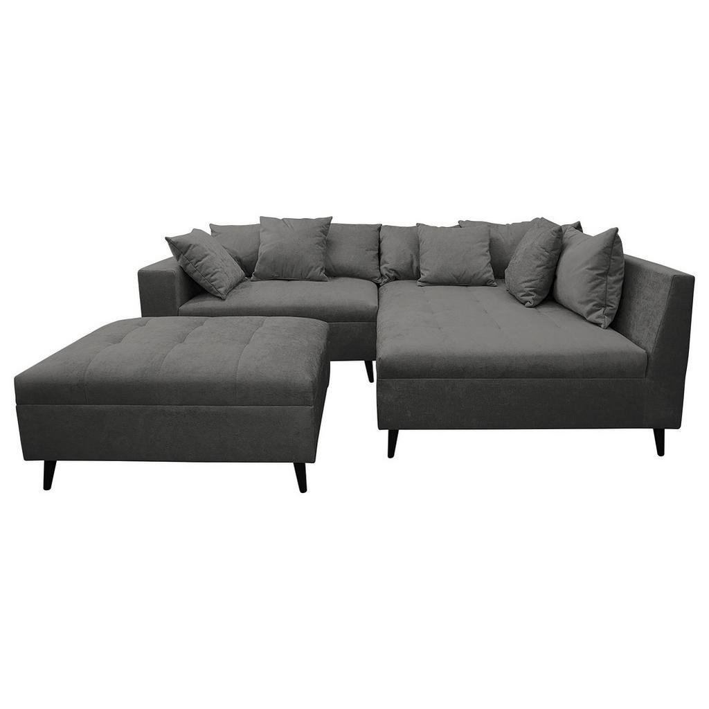 MID.YOU ROHOVÁ SEDAČKA, textil, šedá