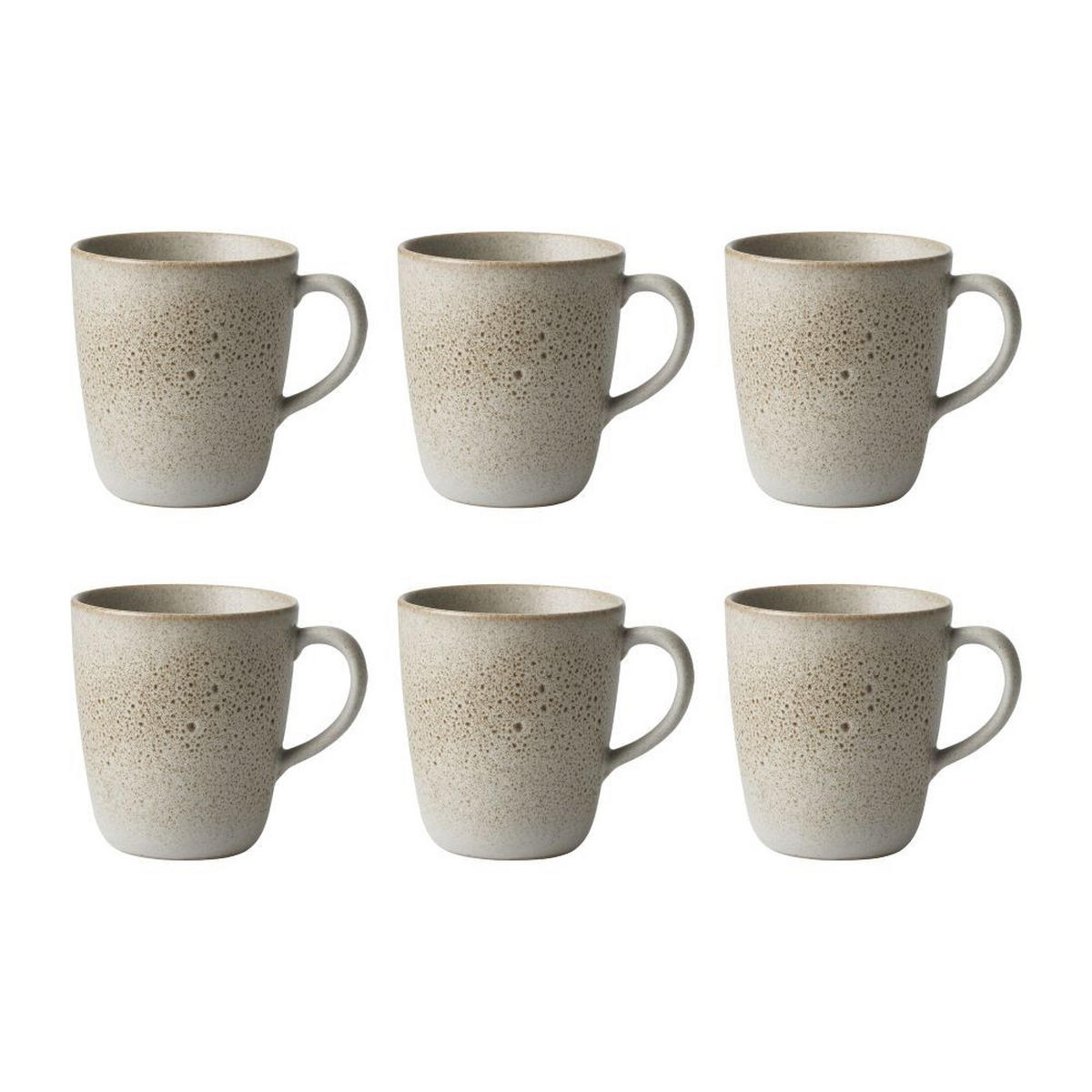 TASSENSET RAW 6-teilig  - Beige, Basics, Keramik (350ml) - Aida