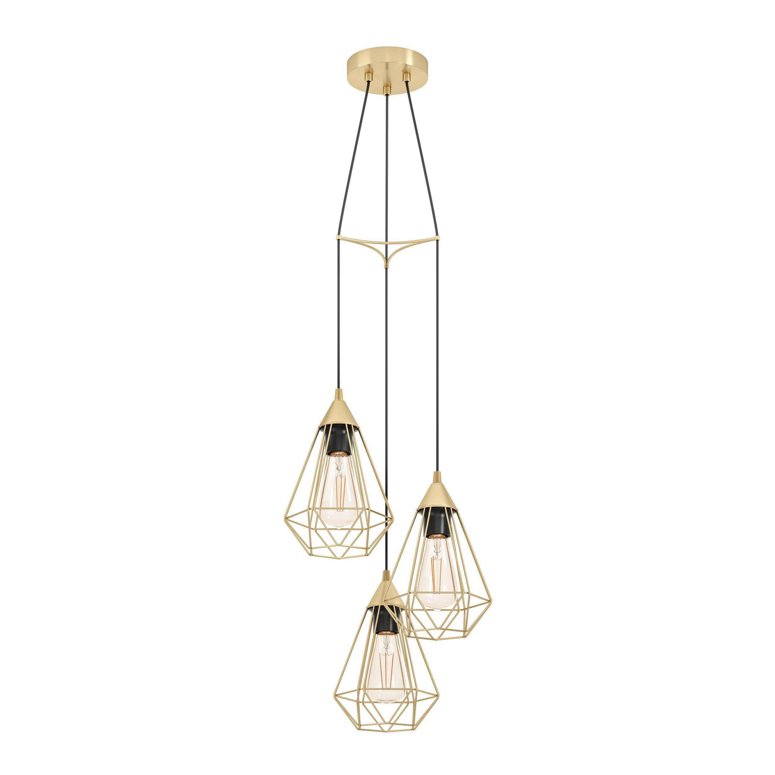 HÄNGLAMPA 35,5/130 cm  - mässingsfärgad, Design, metall (35,5/130cm) - Eglo