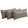 NIERENKISSEN  - Grau, Konventionell, Leder (65/25cm) - Sit & More