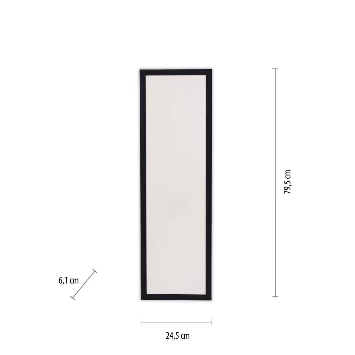 STROPNA LED-SVETILKA  Adda 14 W/1615 lm/3000 K/230 V/ - črna, Basics, kovina/umetna masa (79,5/24,5/6,1cm)