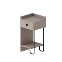 KINDERNACHTSCHRANK 32/61/30 cm, Mokka,  - Mokka, Design, Holzwerkstoff/Metall (32/61/30cm) - Livetastic