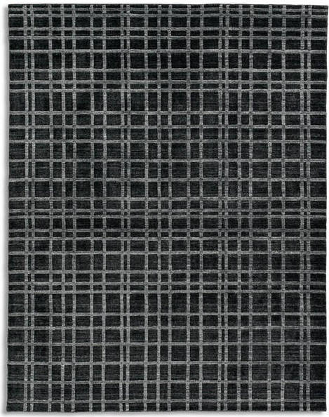 HANDWEBTEPPICH 140/200 cm Cosetta Anthrazit, Hellgrau  - Anthrazit/Hellgrau, KONVENTIONELL, Textil (140/200cm) - Schöner Wohnen