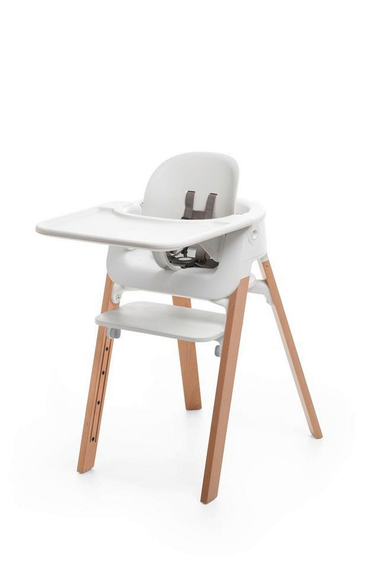 PLADENJ ZA HRANJENJE IN IGRO - bela, Basics, umetna masa (49/9/41cm) - Stokke