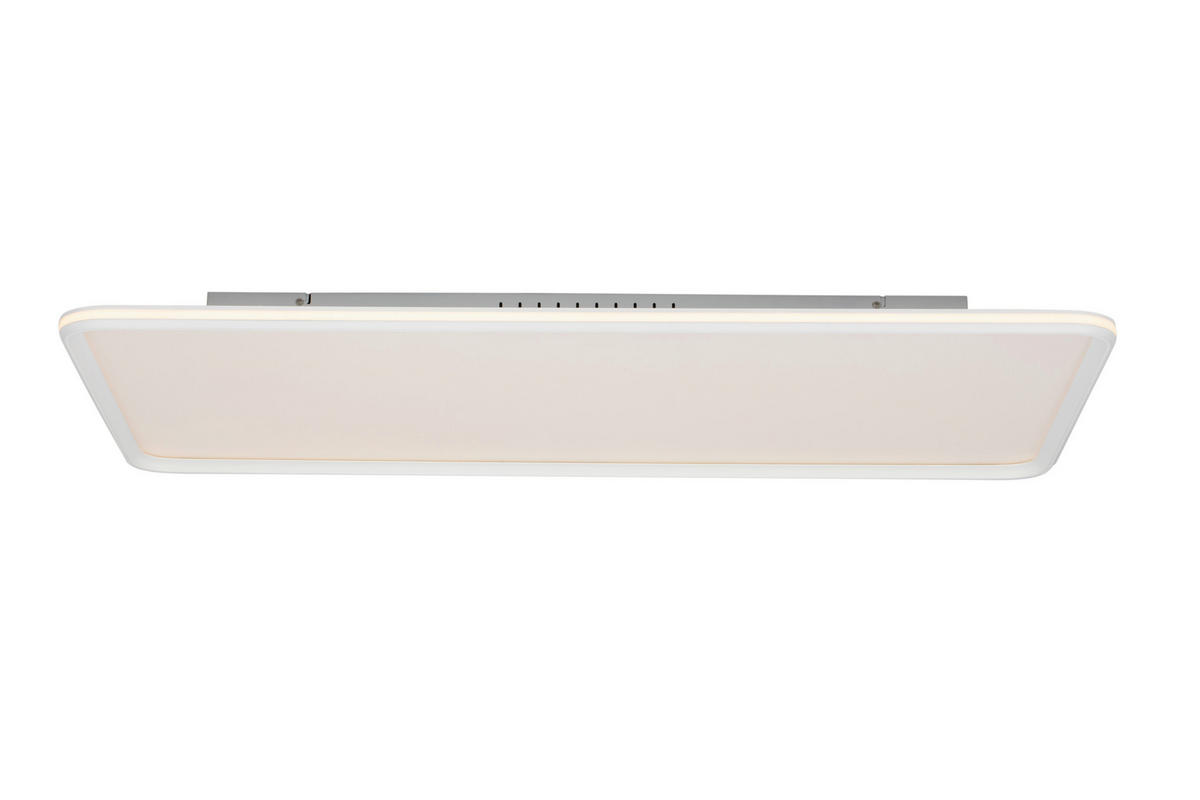 LED-DECKENLEUCHTE Bosona 110/60/7 cm  - Weiß, Basics, Kunststoff/Metall (110/60/7cm) - Novel