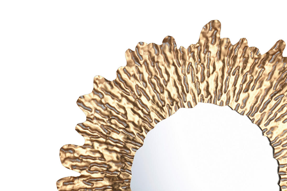 DEKOSPIEGEL - Goldfarben, Trend, Glas/Metall (80/80/9cm) - Boxxx