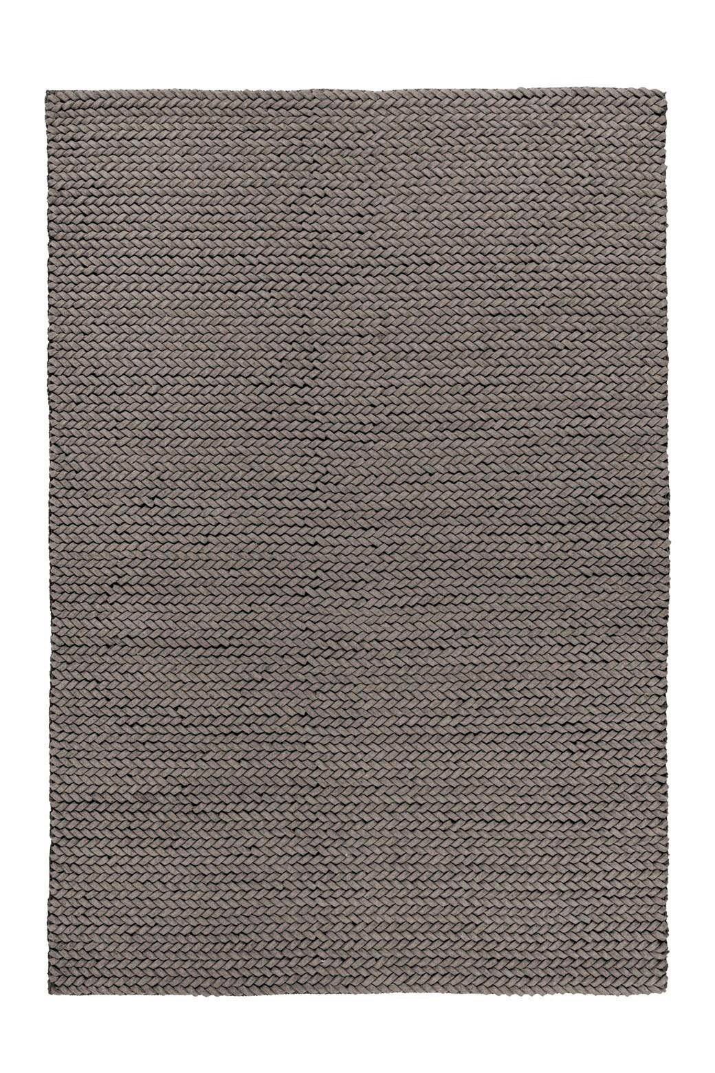 FLACHWEBETEPPICH 160/230 cm Robbie 125 Grau Grau  - Grau, KONVENTIONELL, Textil (160/230cm)