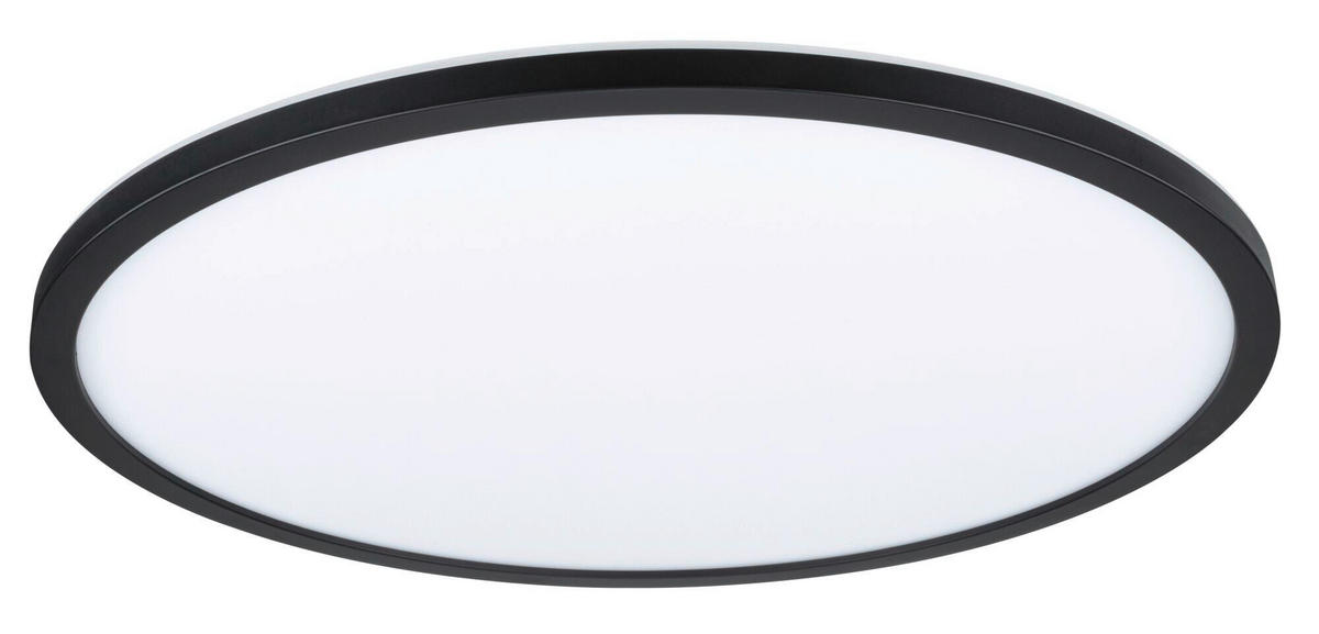 LED-PANEEL  - Schwarz, Basics, Kunststoff (42/2,8cm) - Paulmann