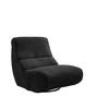 SESSEL Struktur Schwarz    - Schwarz, Design, Textil/Metall (74/85/105cm) - Livetastic