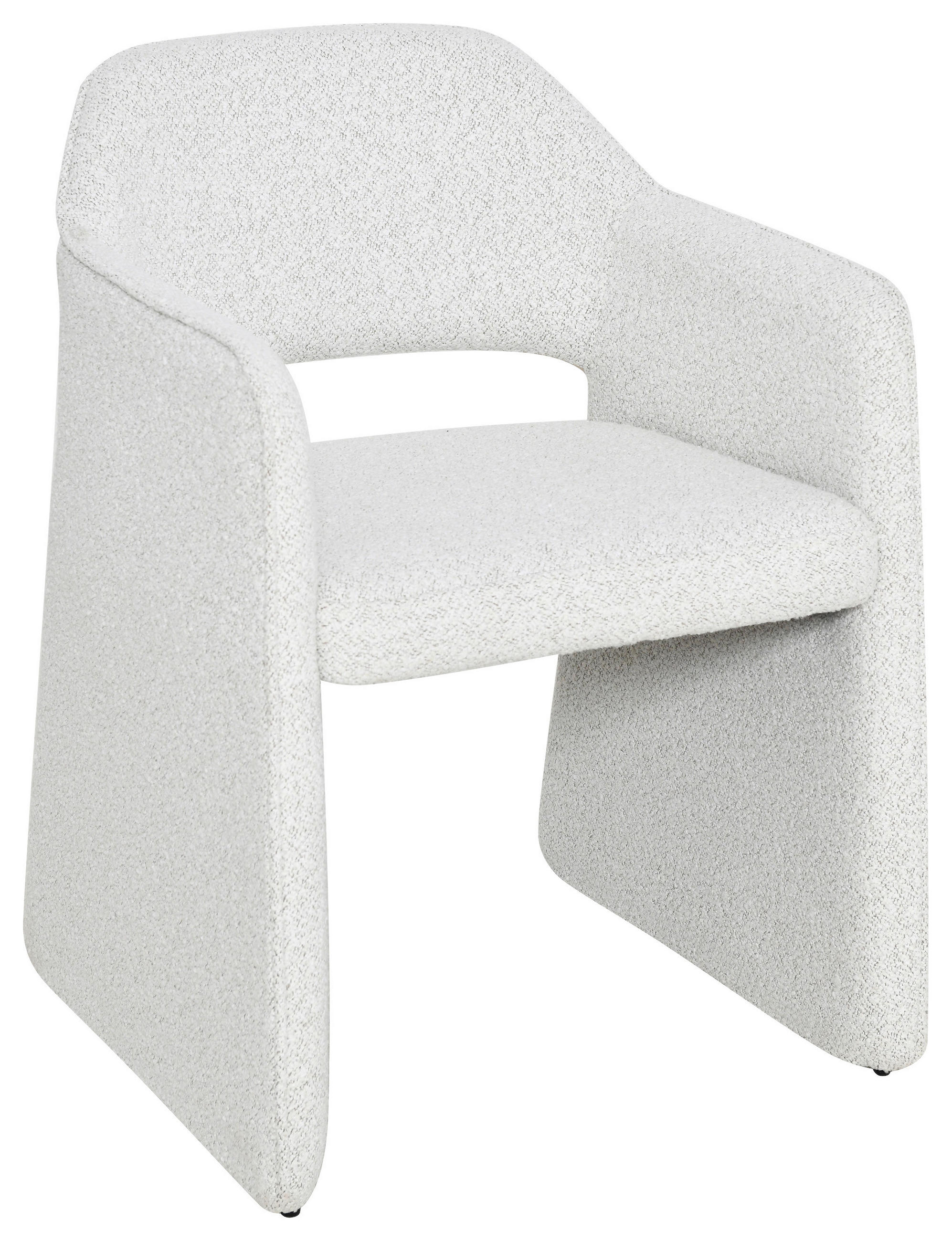 ARMLEHNSTUHL   Bouclé  Beige  - Beige, Basics, Holz/Textil (60/81/61cm) - Livetastic