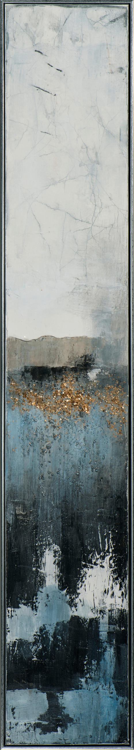 BILD 27/152/37 cm  - Blau/Weiss, Konventionell, Holz (27/152/37cm)