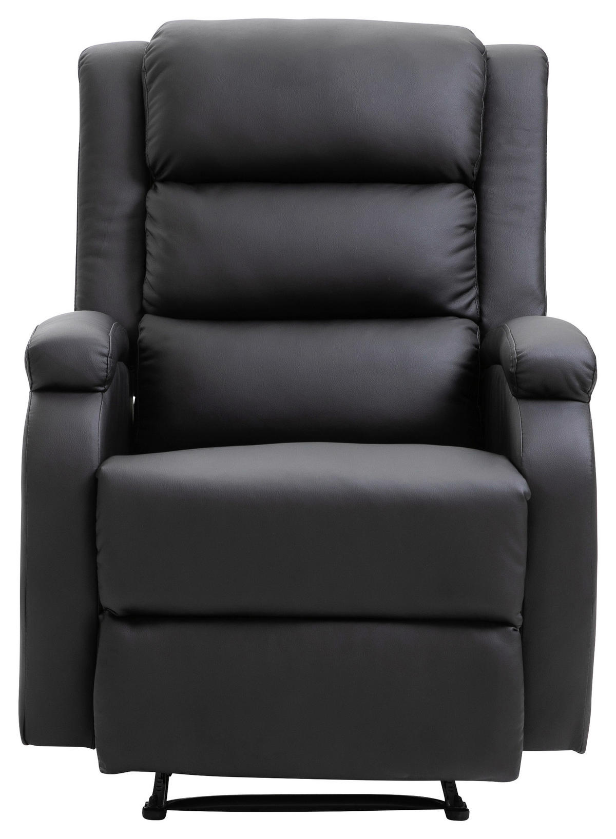 FERNSEHSESSEL in Schwarz  - Schwarz, Basics, Textil/Metall (74/103/92cm) - Livetastic