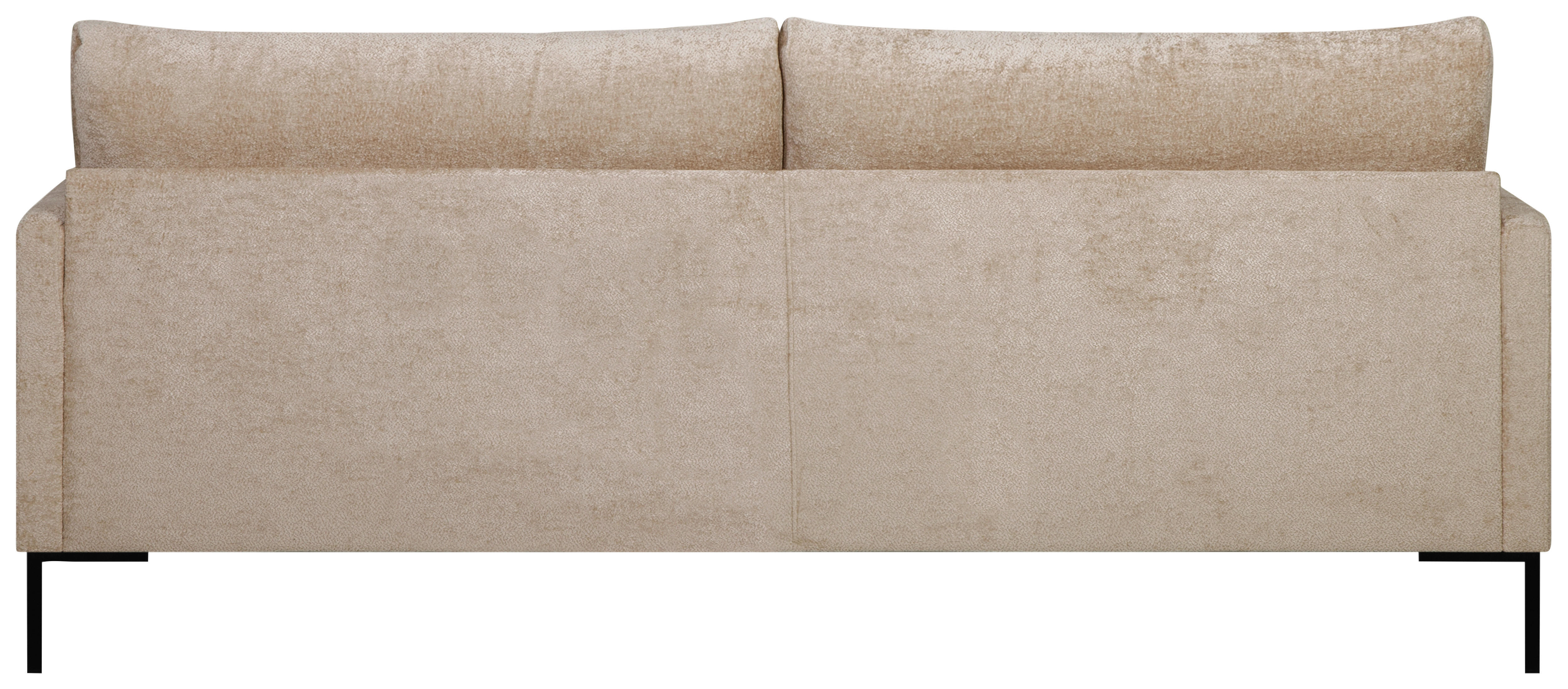 3-SITS SOFFA i textil beige  - beige/svart, Klassisk, metall/textil (196/78/87cm) - Pure Home Comfort