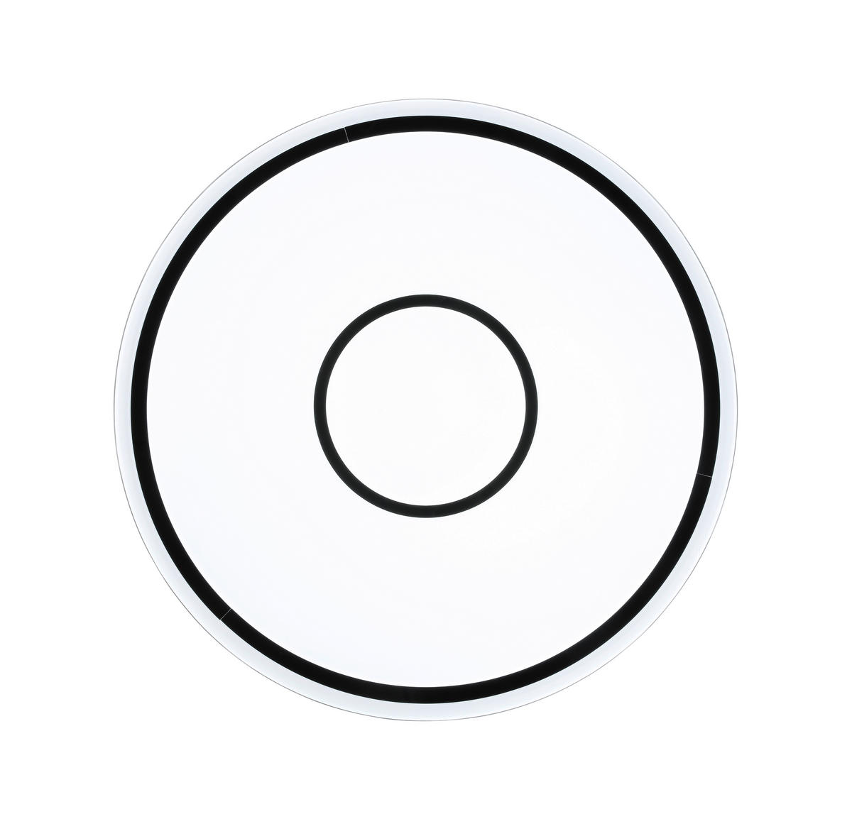 STROPNÍ LED SVÍTIDLO, 73/7,5 cm  - bílá/černá, Basics, kov/plast (73/7,5cm) - Novel