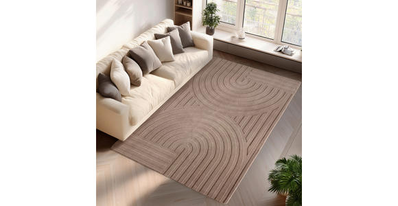 FLACHWEBETEPPICH 80/150 cm Pompei Beige  - Beige, KONVENTIONELL, Textil (80/150cm) - Novel