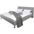 POLSTERBETT Webstoff 140/200 cm - Chromfarben/Grau, Design, Textil/Metall (140/200cm) - Carryhome