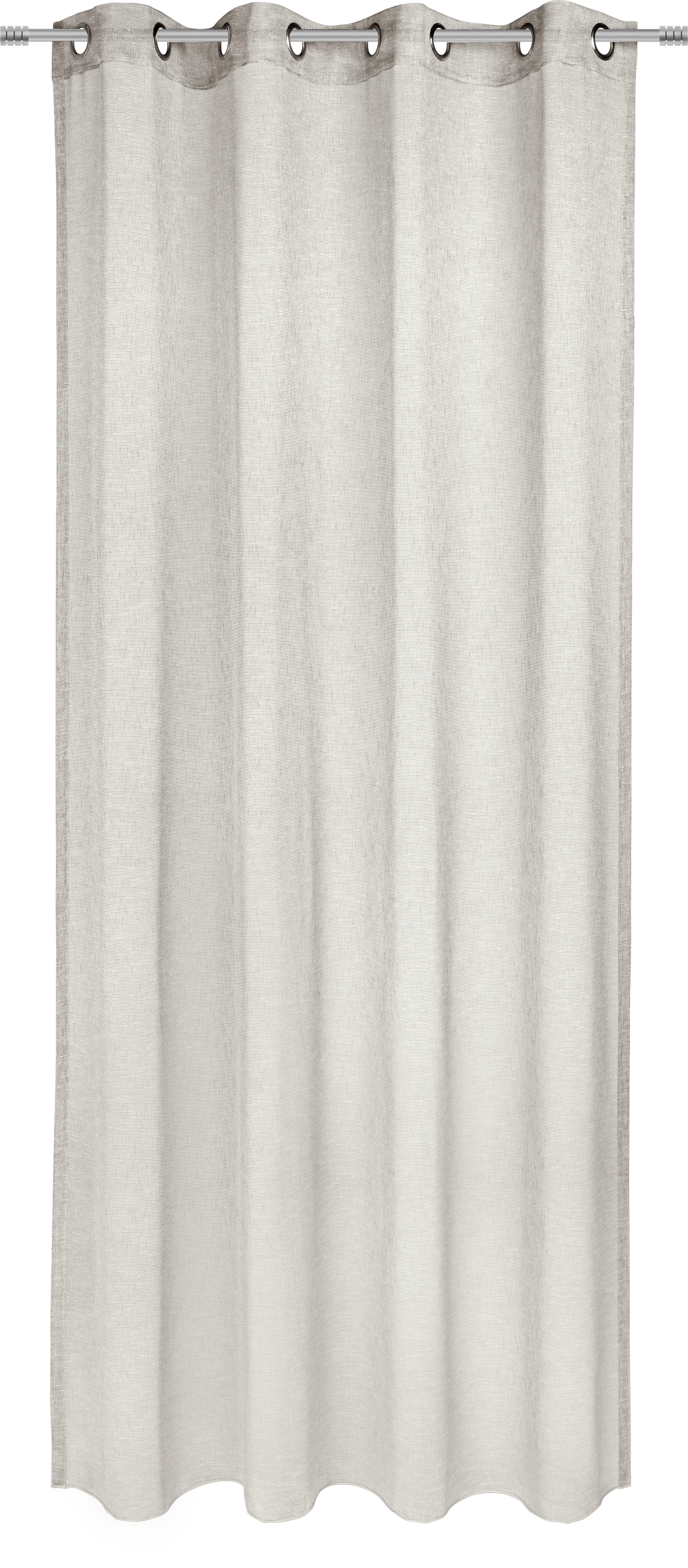 ÖSENSCHAL halbtransparent 145/245 cm   - Beige, Basics, Textil (145/245cm) - Ambiente