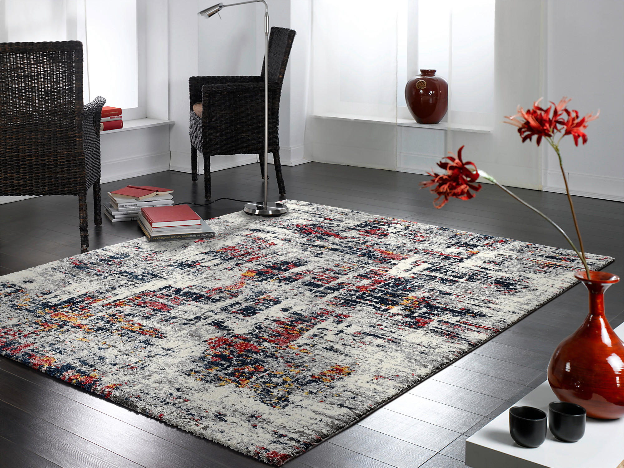 WEBTEPPICH 200/200 cm Timeline Autumn Multicolor  - Multicolor, Design, Textil (200/200cm) - Novel