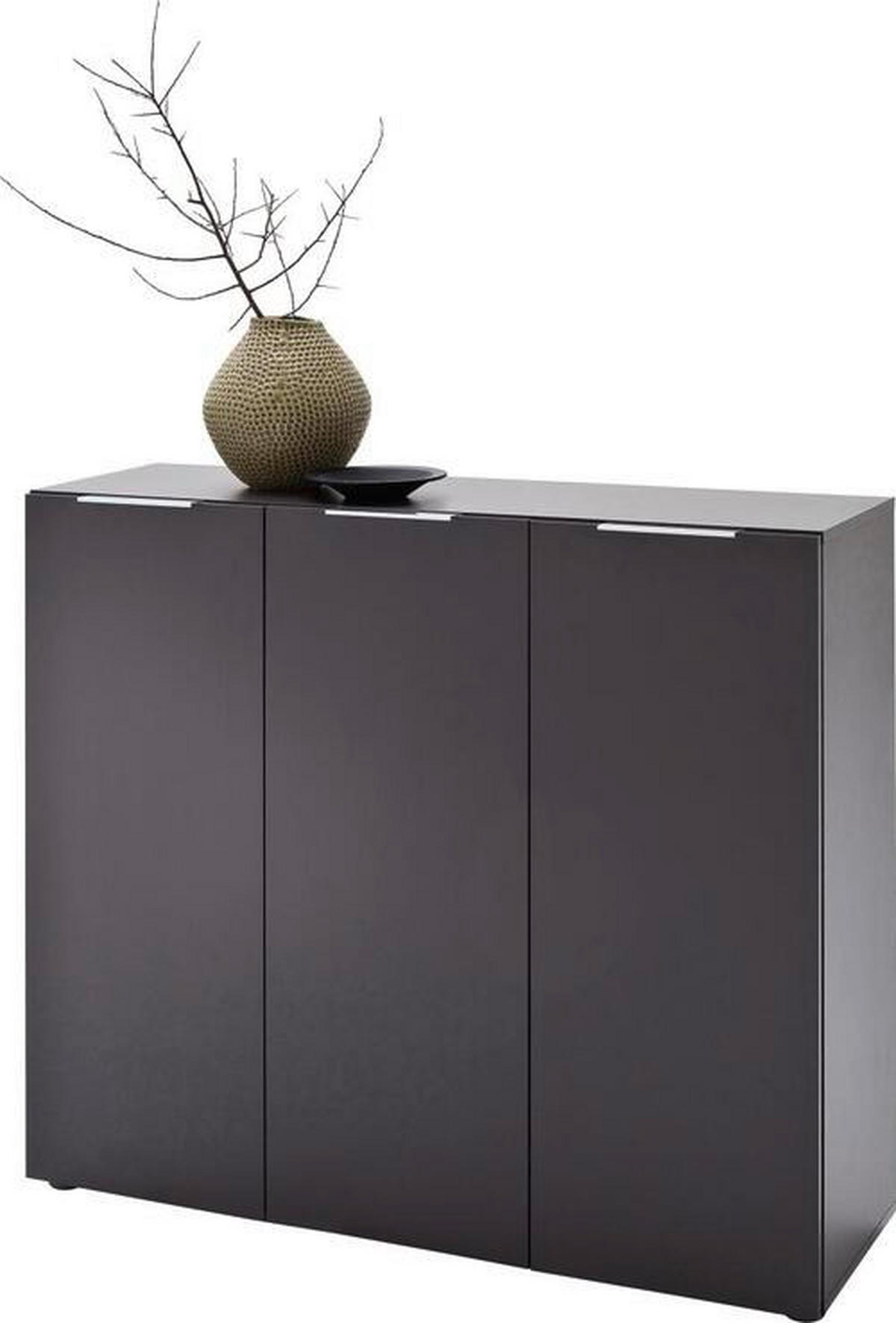 GARDEROBE 3-teilig  in 175/190/39 cm  - Eichefarben/Anthrazit, Design, Holzwerkstoff (175/190/39cm) - Carryhome