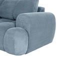 ECKSOFA in Flachgewebe Blau  - Blau/Schwarz, KONVENTIONELL, Kunststoff/Textil (174/274cm) - Carryhome
