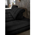 ECKSOFA  in Mikrofaser Anthrazit  198/290 cm  - Anthrazit/Schwarz, Design, Textil/Metall (198/290cm) - Xora
