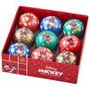 CHRISTBAUMKUGEL-SET 9-teilig Mickey and friends  - Blau/Rot, Trend, Kunststoff (7.5/7.5/7.5cm) - Disney