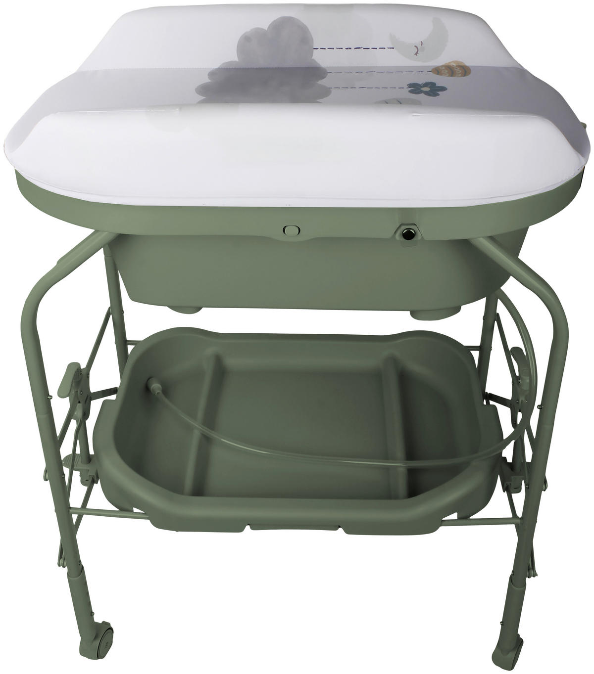 BABYBADEWANNE  - Grün, Basics, Holzwerkstoff/Kunststoff (81/108/51cm) - My Baby Lou