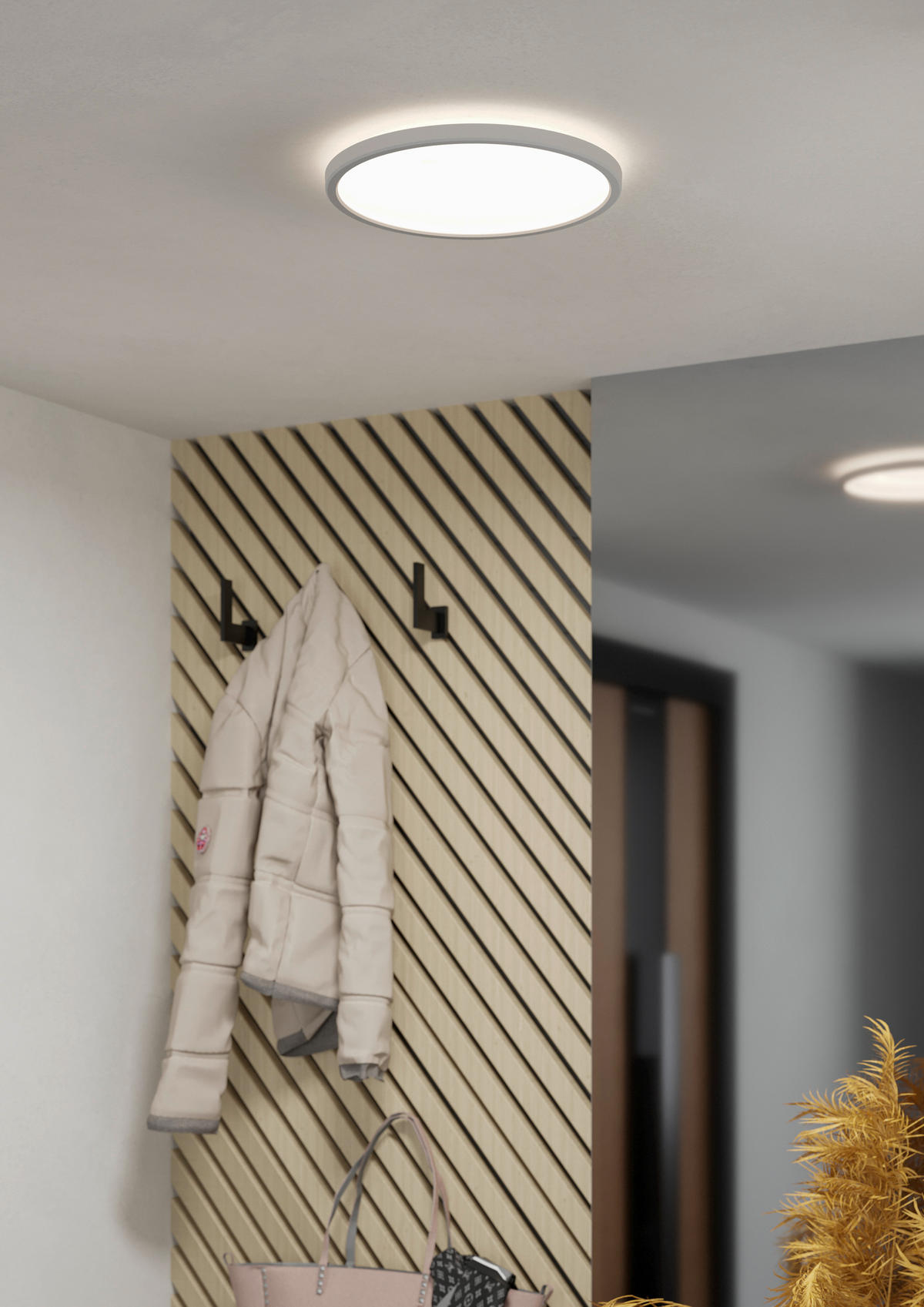 LED-DECKENLEUCHTE  30/3 cm    - Weiss, Basics, Kunststoff (30/3cm) - Eglo
