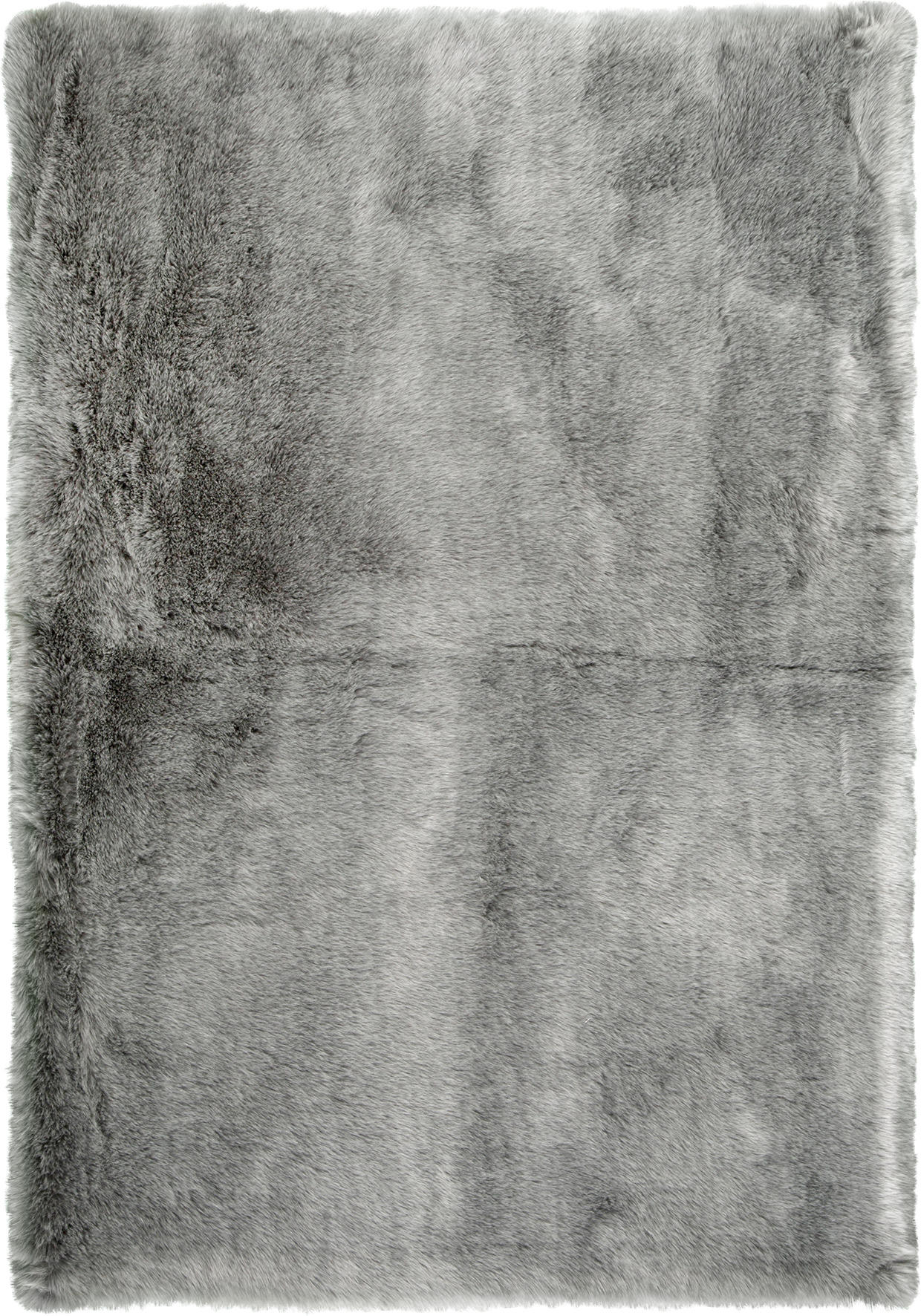 KUNSTFELL  60/110 cm  Silberfarben   - Silberfarben, Design, Textil (60/110cm) - Novel