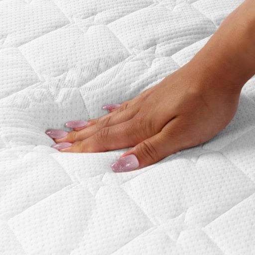BEISTELLBETTMATRATZE Babybay Comfort  105/57,5 cm    - Weiß, Basics, Textil (105/57,5cm) - Babybay