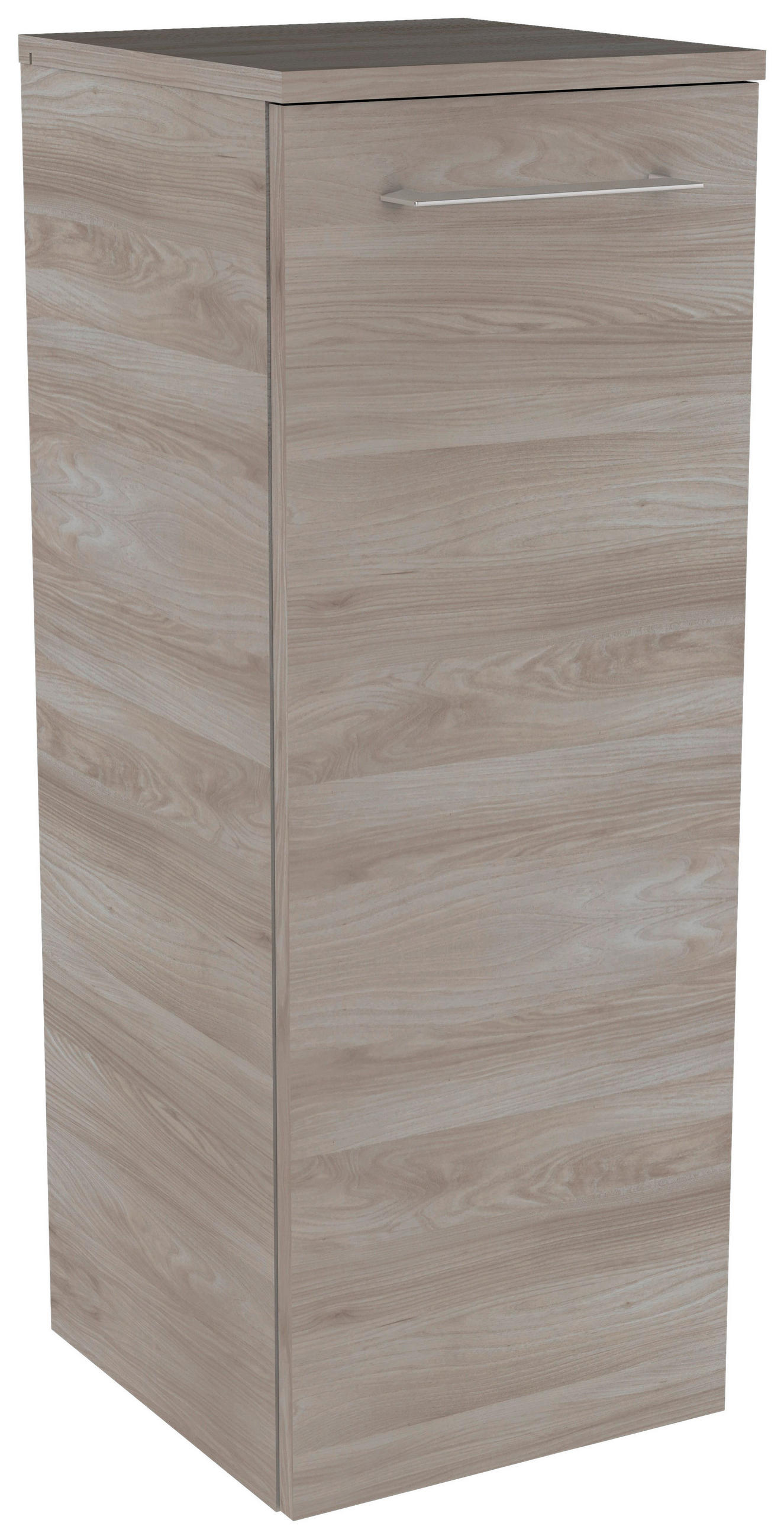 UNTERSCHRANK 30,5/81/32 cm   - Chromfarben/Eschefarben, MODERN, Glas/Holzwerkstoff (30,5/81/32cm) - MID.YOU
