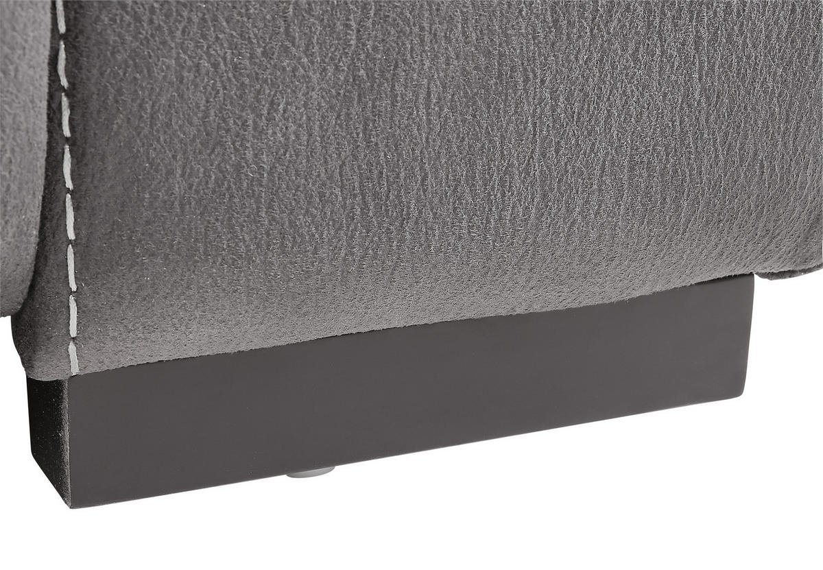 3-SITS SOFFA i vävt tyg grå  - svart/grå, Klassisk, trä/textil (216/97/100cm) - Cantus