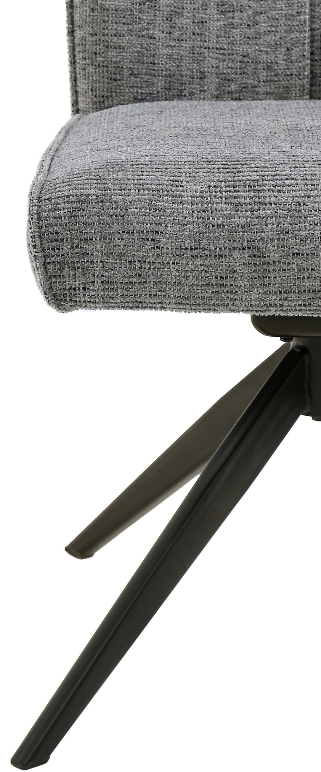 STUHL - Schwarz/Grau, Design, Textil/Metall (50/90,5/66cm) - Carryhome