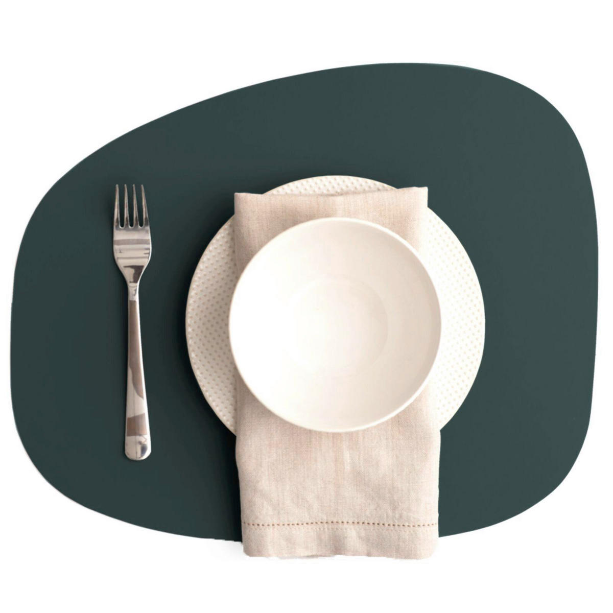 TISCHSET Leder Schwarz  - Schwarz, Basics, Leder (40/33/0.2cm)