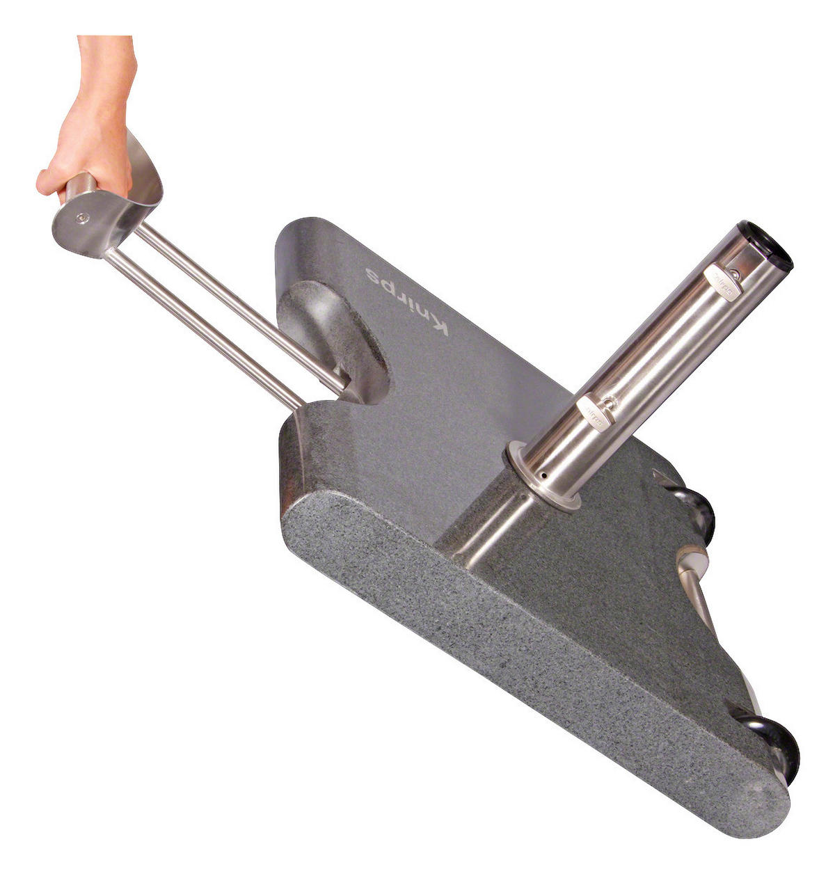 SONNENSCHIRMSTÄNDER Granit Anthrazit  - Anthrazit, Basics, Stein/Metall (48/7/48cm) - KNIRPS