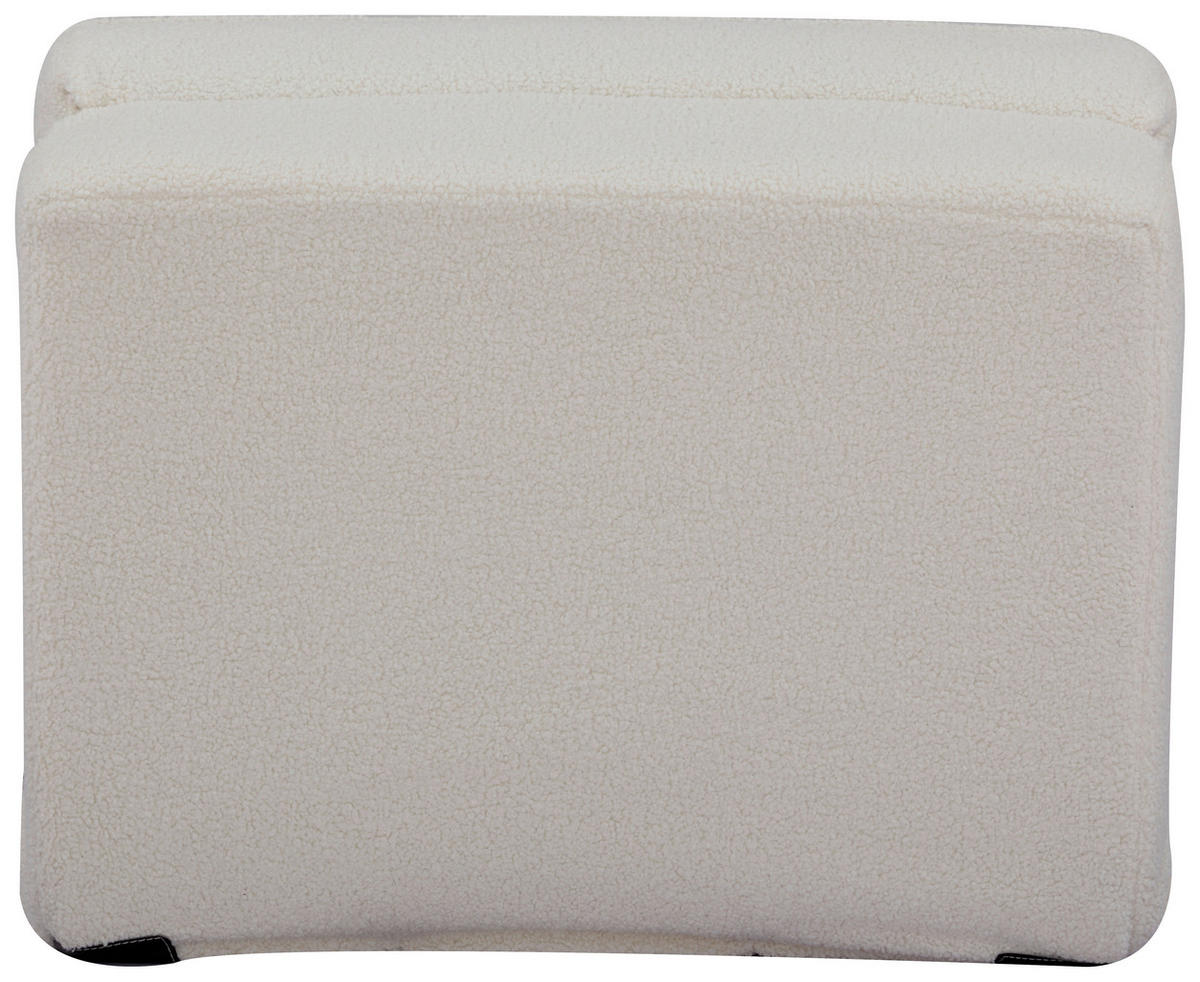 SCHLAFSESSEL in Teddystoff Weiß  - Weiß, MODERN, Textil (74/61,5/80cm) - MID.YOU