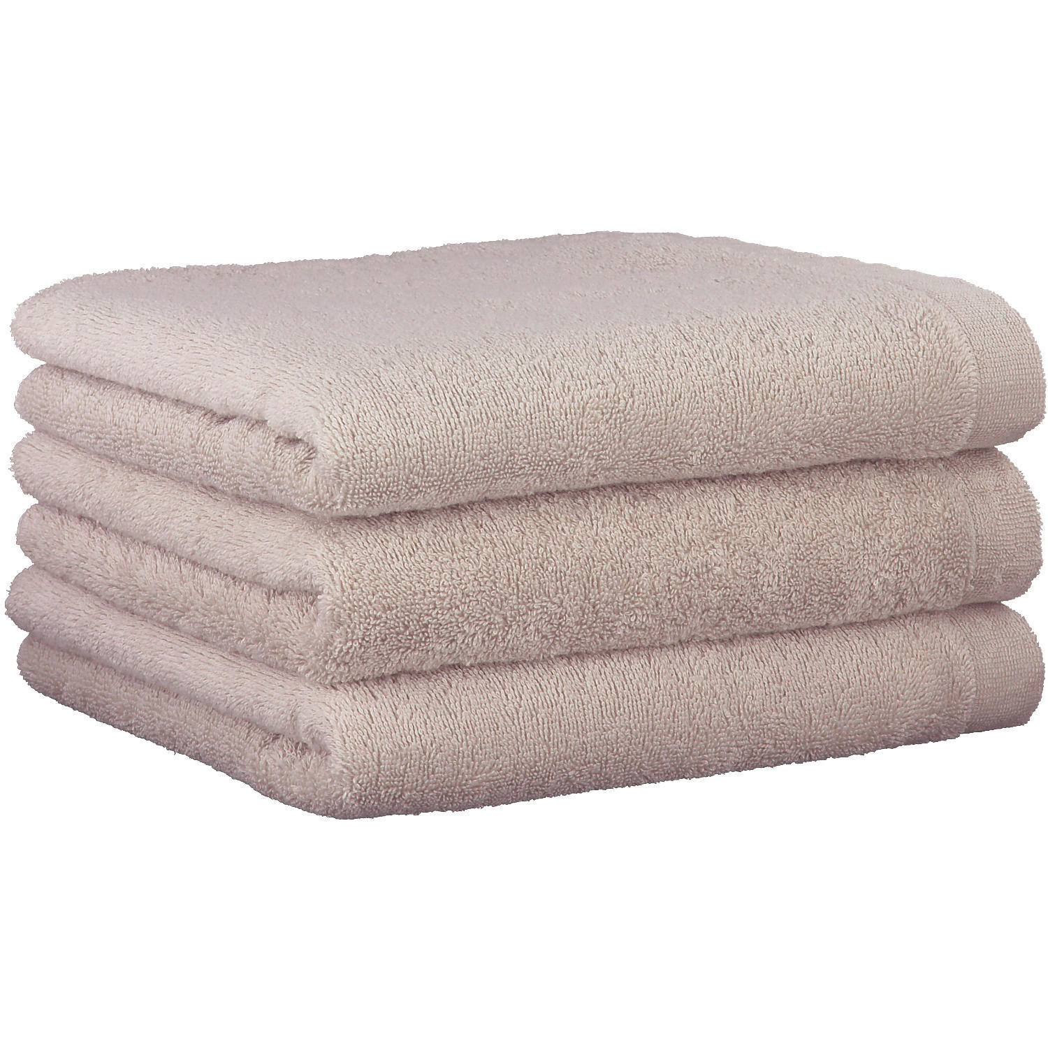 HANDTUCH Lifestyle Uni Beige  - Beige, Textil (50/100cm) - Cawoe