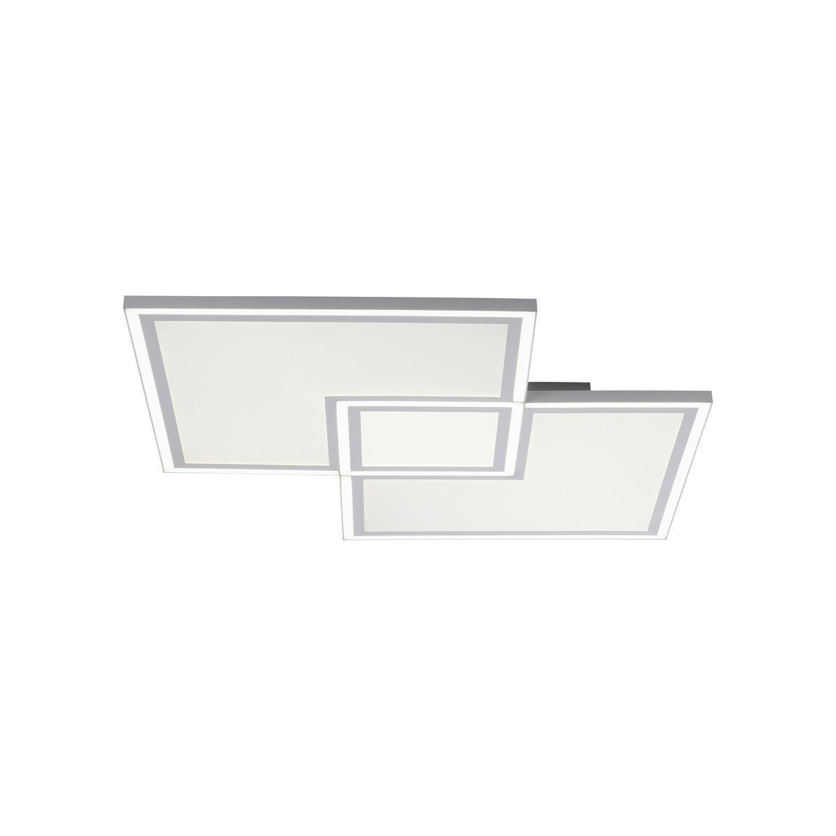 LED-DECKENLEUCHTE 51 W    67/67/5 cm  - Weiss, Trend, Kunststoff/Metall (67/67/5cm) - Novel