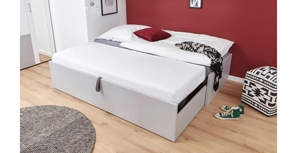 AUSZIEHBETT 90-180/200 cm  in  - Anthrazit, Basics, Holz/Holzwerkstoff (90-180/200cm) - Venda