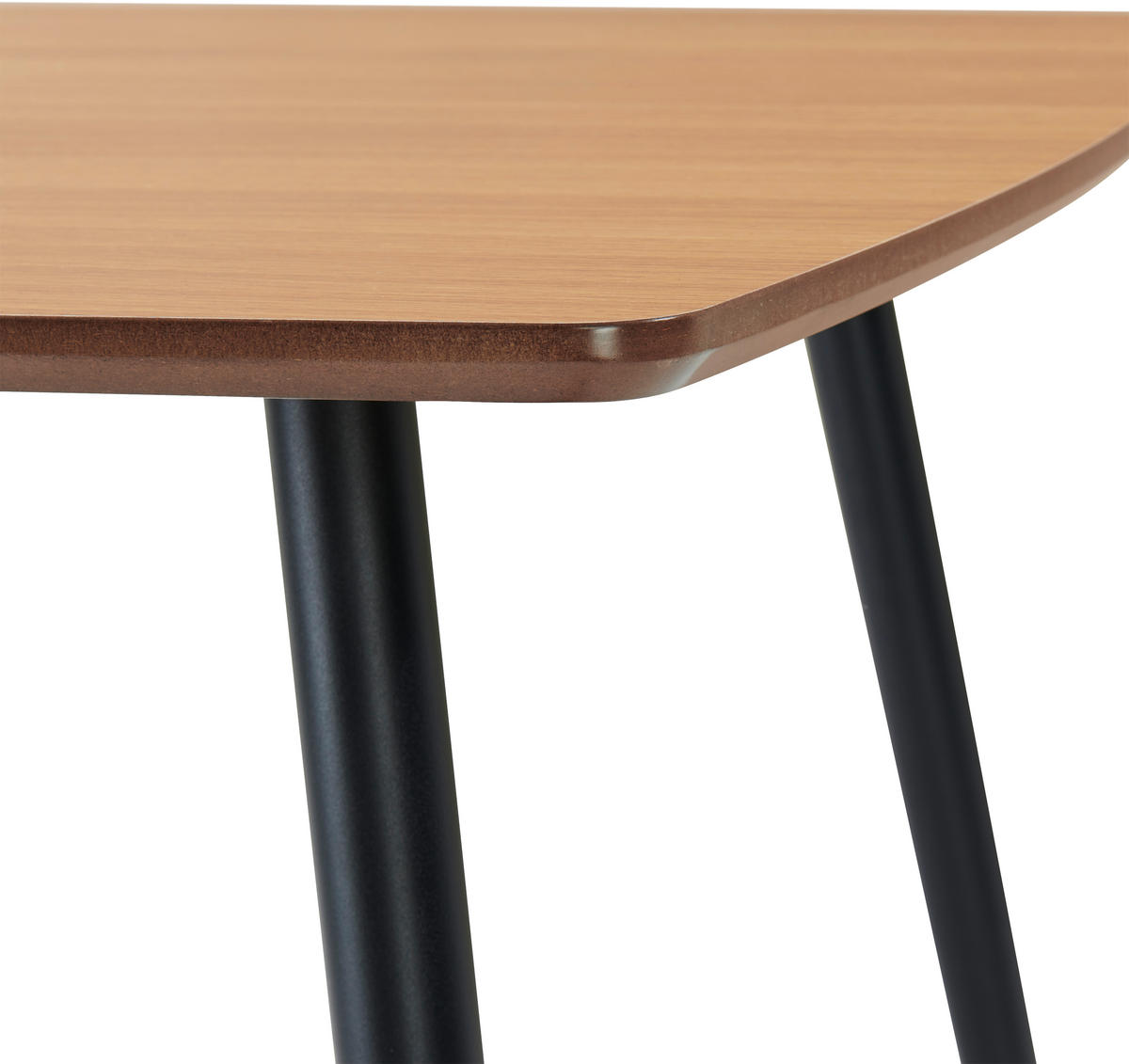 JÍDELNÍ STŮL, barvy akácie, 110/75/70 cm - černá/barvy akácie, Moderní, kov/kompozitní dřevo (110/75/70cm) - MID.YOU