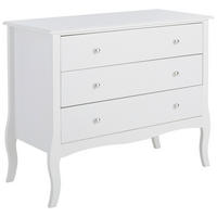 KOMMODE  in 100/80/45 cm  - Chromfarben/Weiß, Trend, Holz/Holzwerkstoff (100/80/45cm) - Landscape