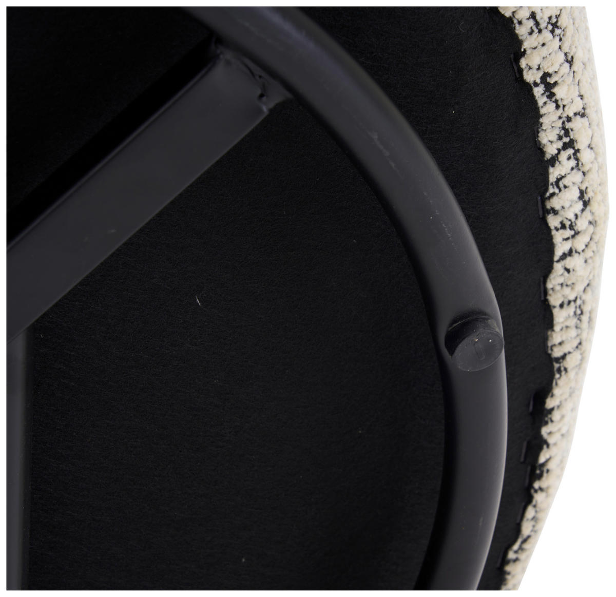 SESSEL in Leinenoptik Grau, Schwarz  - Schwarz/Grau, Design, Textil/Metall (75/79/76cm) - Xora