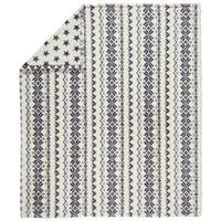 WOHNDECKE 150/200 cm  - Anthrazit/Creme, Textil (150/200cm) - X-Mas