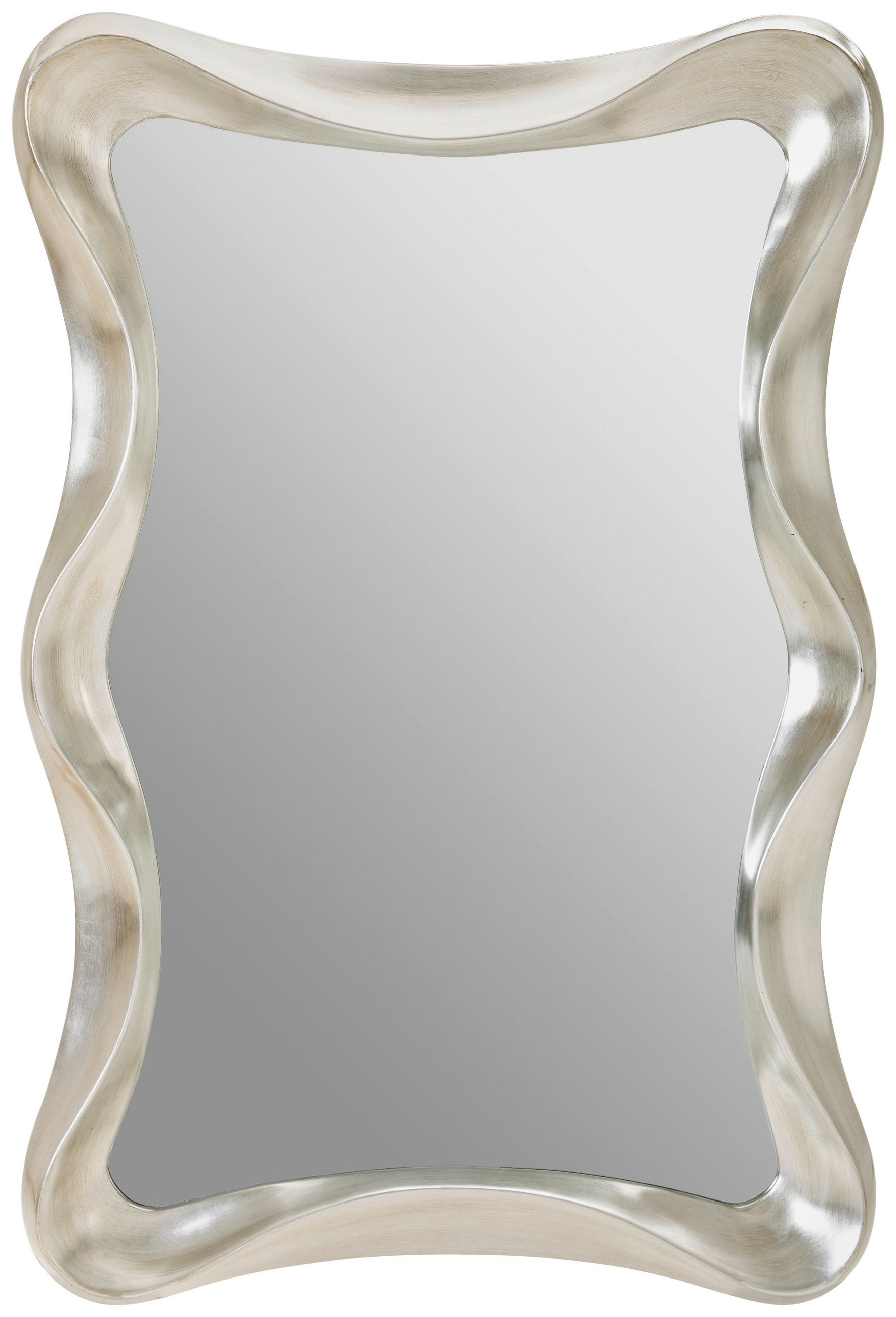 WANDSPIEGEL 80/120,5/5,5 cm  - Silberfarben, Design, Glas/Holzwerkstoff (80/120,5/5,5cm) - Novel