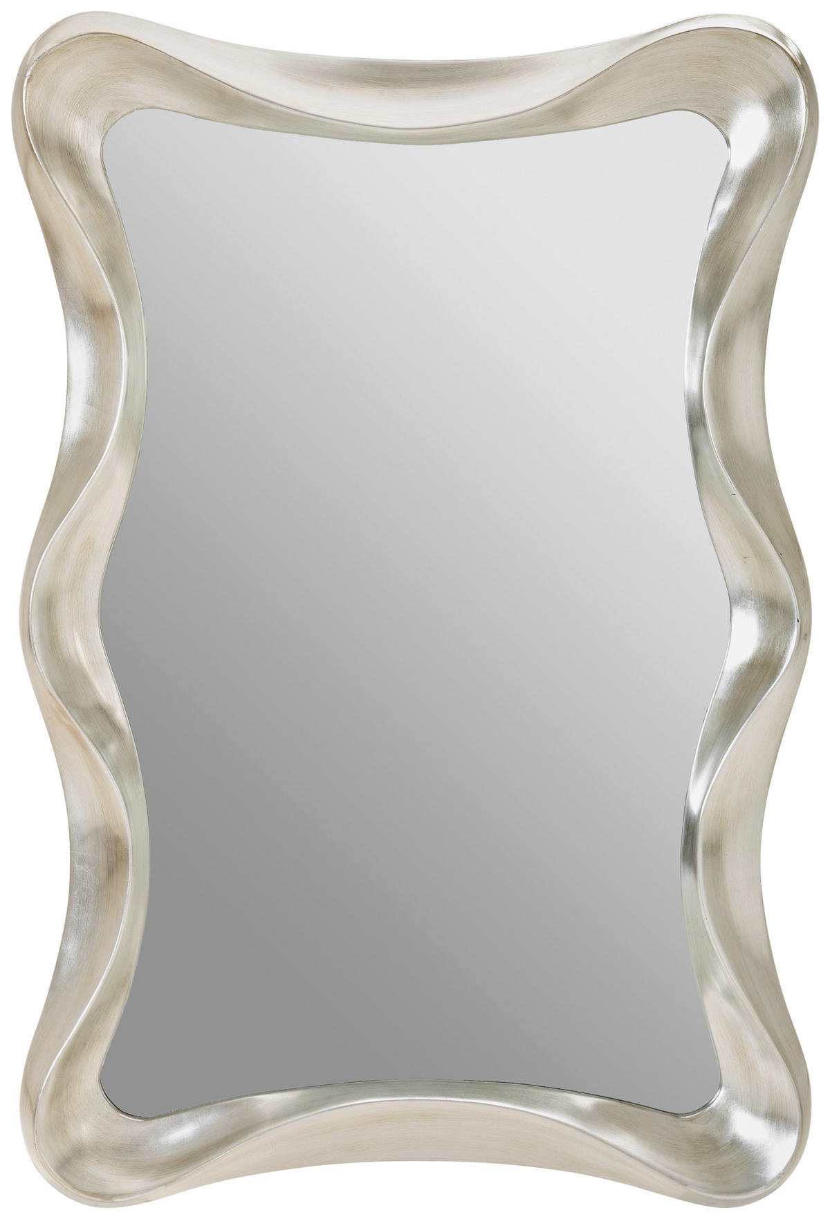 WANDSPIEGEL 80/120,5/5,5 cm  - Silberfarben, Design, Glas/Holzwerkstoff (80/120,5/5,5cm) - Novel