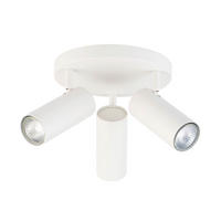 DECKENSTRAHLER 37/37/16 cm  - Weiß, Design, Metall (37/37/16cm)