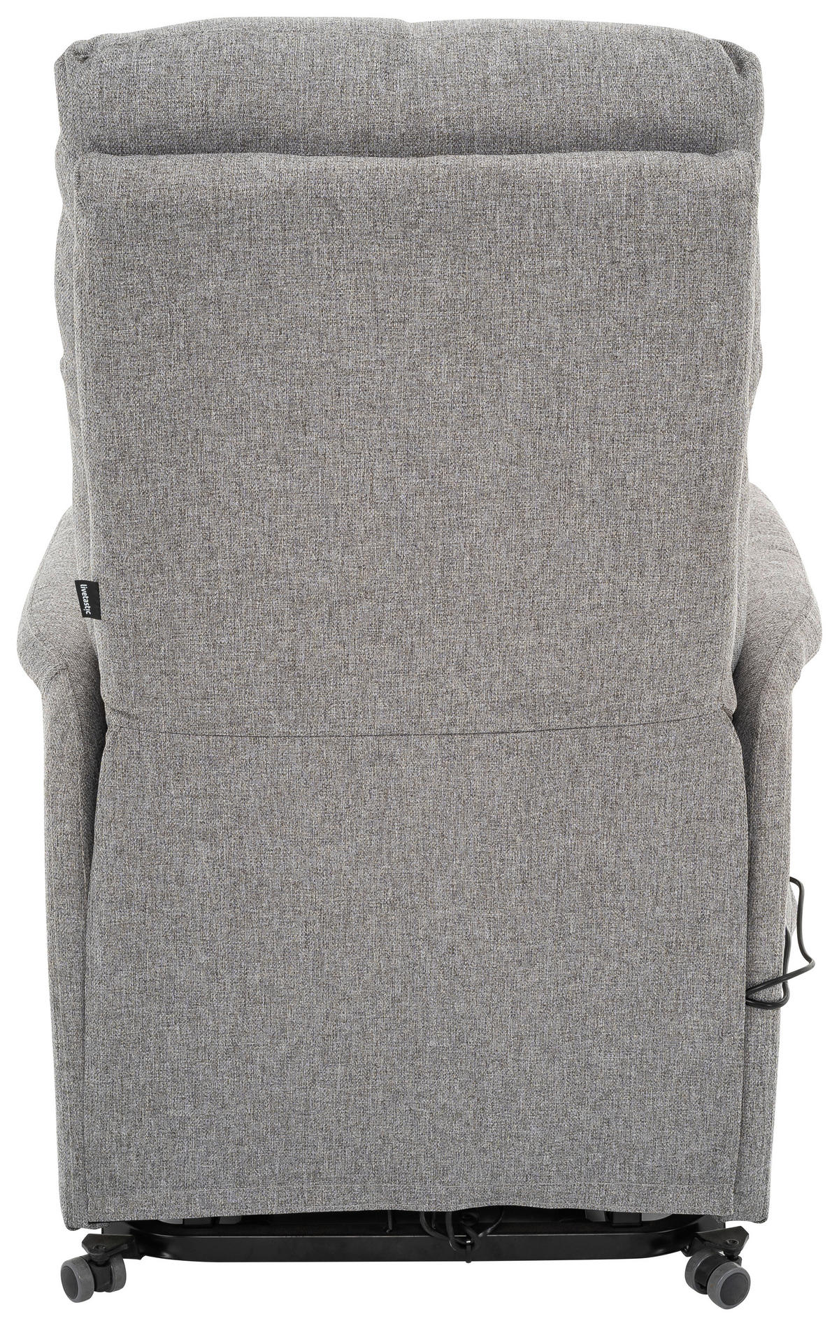 RELAXFÅTÖLJ i metall, textil grå  - grå/svart, Design, metall/textil (68/100/94cm) - Livetastic