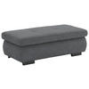 HOCKER in Textil Graubraun  - Graubraun/Schwarz, Design, Textil/Metall (138/44/67cm) - Beldomo Style