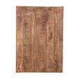 COUCHTISCH Mangoholz massiv 100/70/45 cm rechteckig Naturfarben, Schwarz  - Schwarz/Naturfarben, KONVENTIONELL, Holz/Holzwerkstoff (100/70/45cm) - Landscape