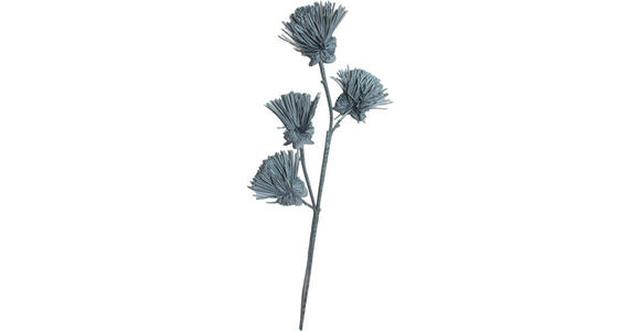 KUNSTBLUME - Grau, Basics, Kunststoff/Metall (103cm) - Ambia Home